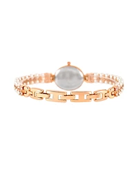 Danecraft Women's 18K Fine Rosegold Plated Analog Watch