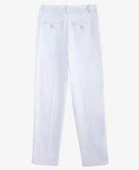 Calvin Klein Big Boys Slim Fit Stretch Ocean Sharkskin Pants
