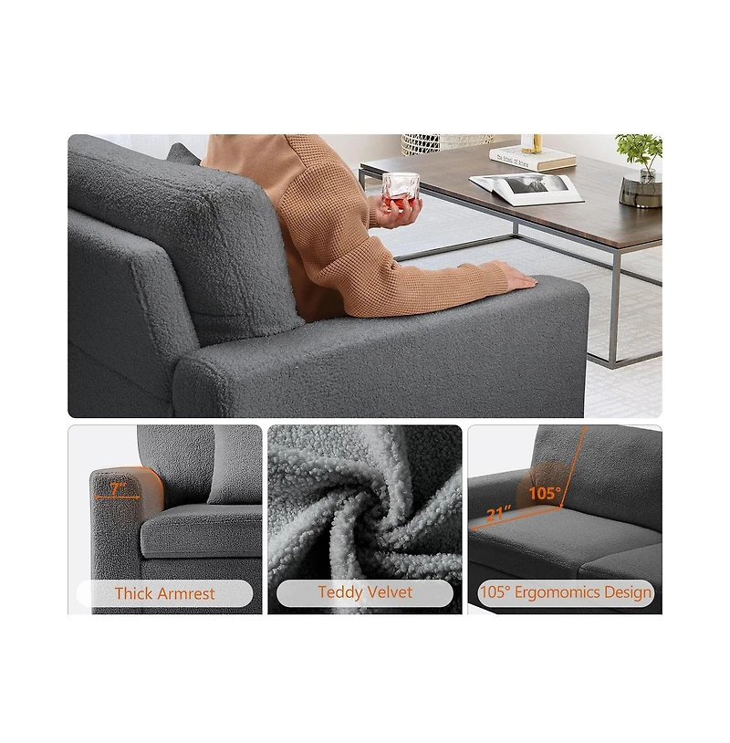 gaomon 83-inch Comfy Sofa for Home