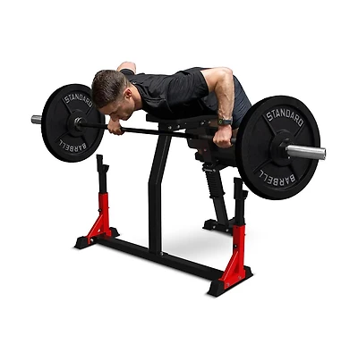 Mikolo Seal Row Bench, Back Machine Back Extension Bench, with Stationary Bench Combo, Upper Body Workout Equipment for Reverse Hyper and Lateral Rais