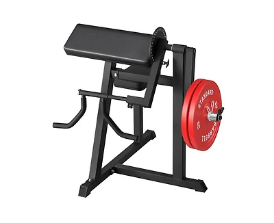 Mikolo Bicep Tricep Curl Machine, 250LBS Plate Loaded Bicep Curls and Tricep Extension Machine, 2 in 1 Exercise Equipment for Home Gym Workout Station