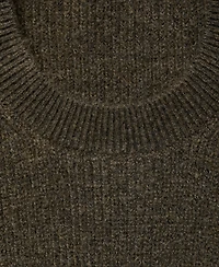 Mango Women's Knitted Cropped Tank Sweater