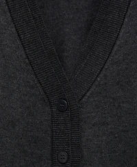 Mango Women's V-Neck Knitted Cardigan
