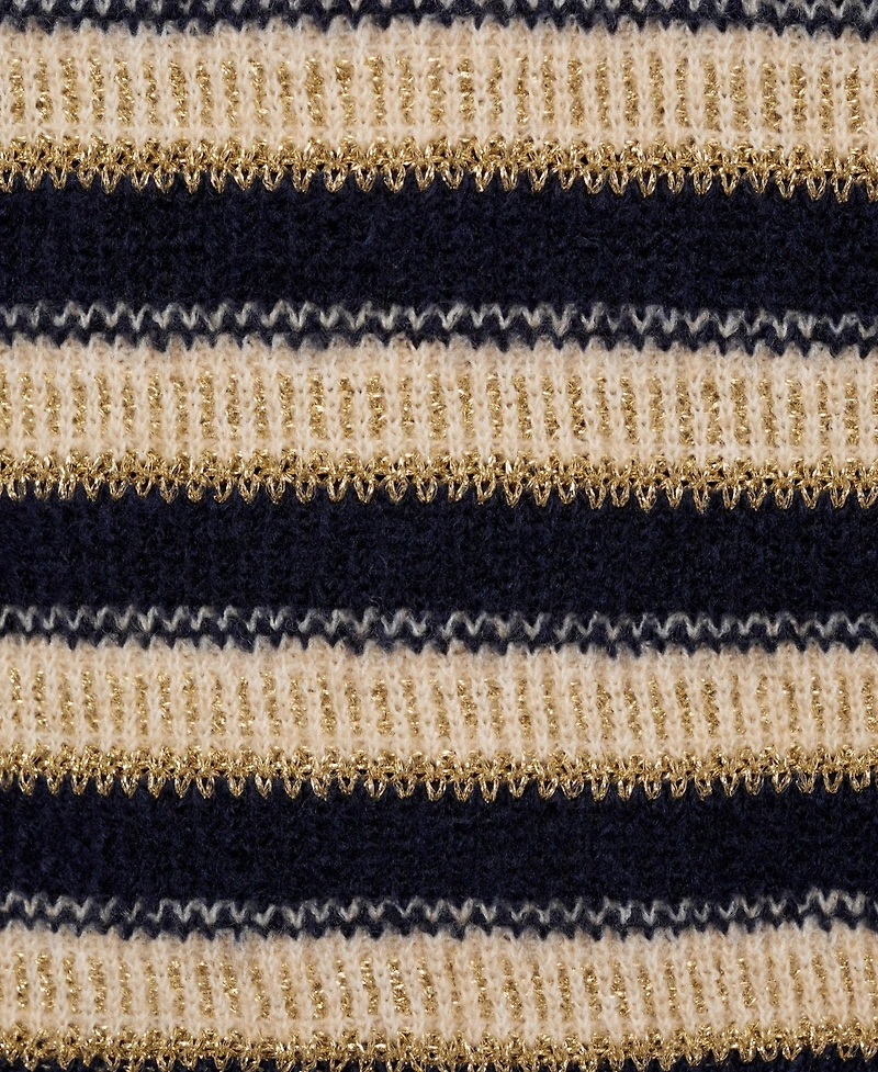 Mango Women's Perkins Neck Striped Sweater
