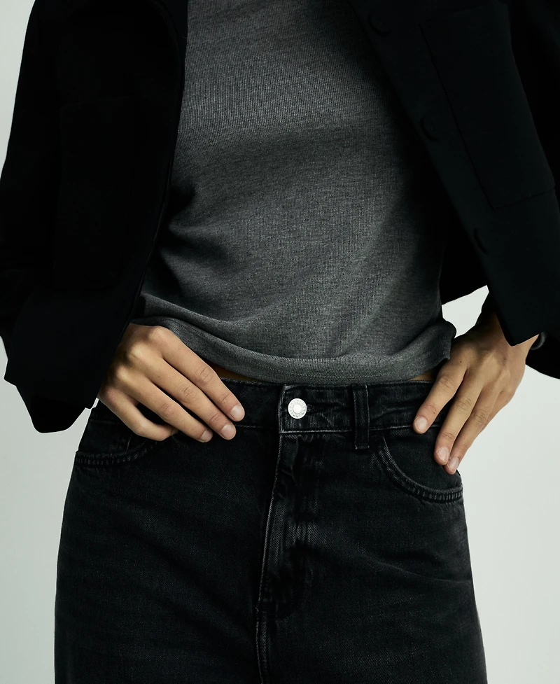 Mango Women's Mom2000 High-Rise Jeans