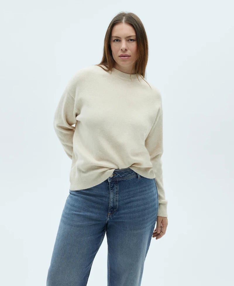 Mango Women's Catherin Culotte High-Rise Jeans
