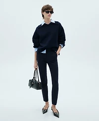 Mango Women's Crop Skinny Pants
