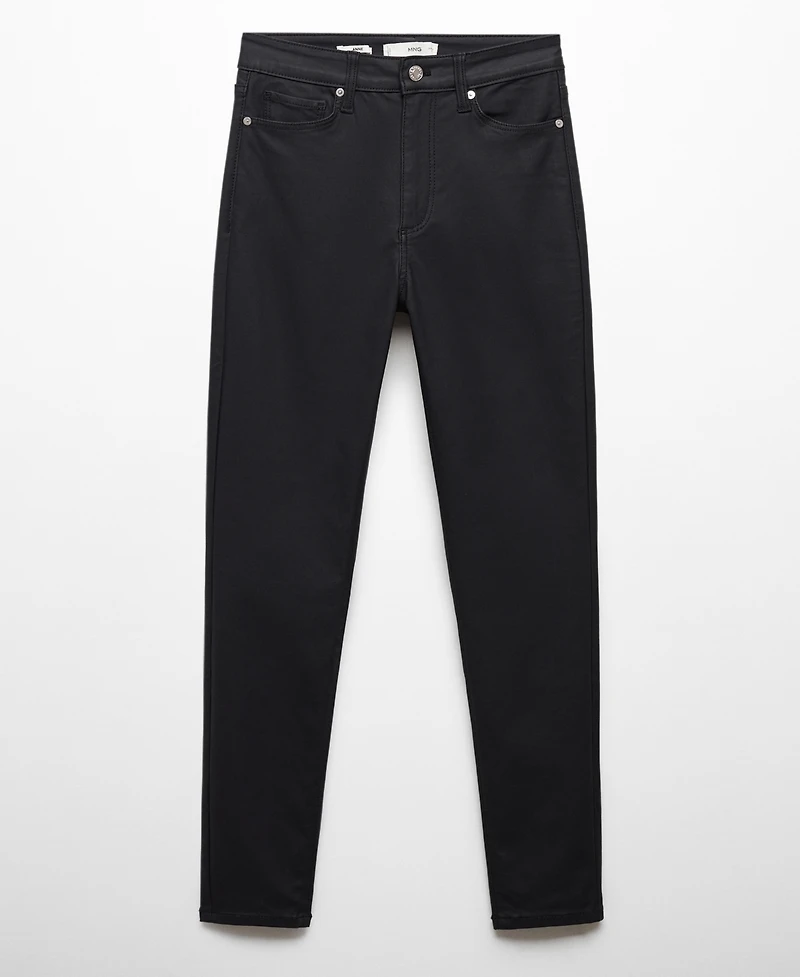 Mango Women's Skinny Coated Jeans