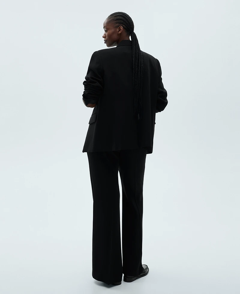 Mango Women's Wide Leg Suit Pants