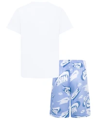 Nike Sportswear Little Boys 2-Piece T-Shirt & Mesh Shorts Set