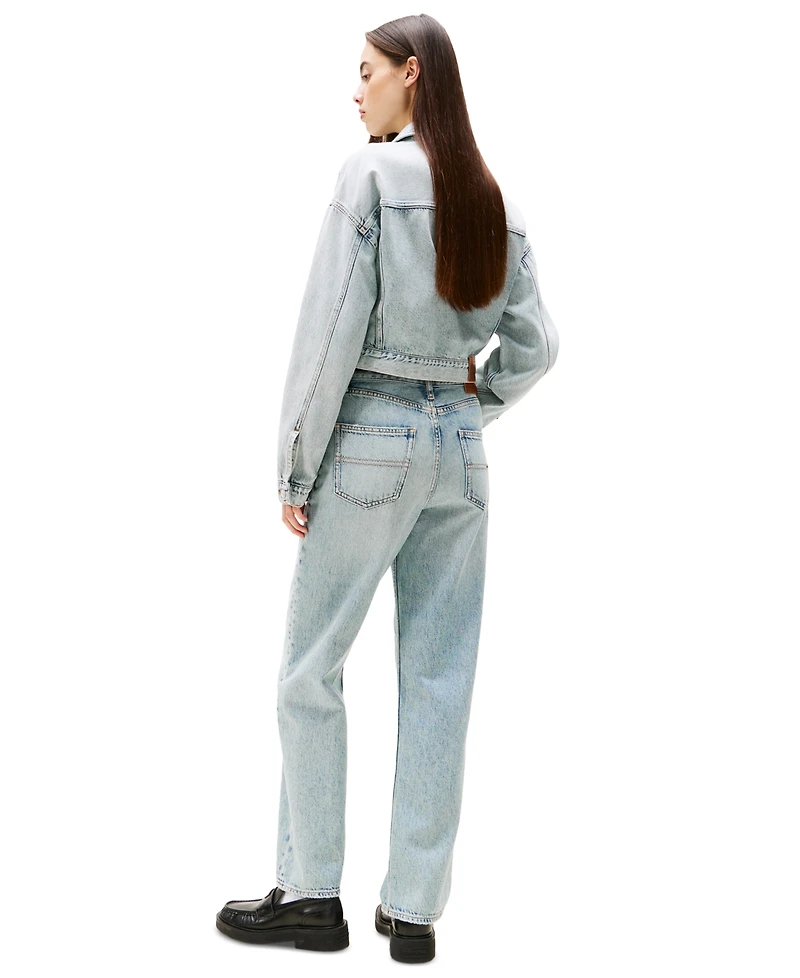 Tommy Jeans Women's Layla High-Rise Slim Straight