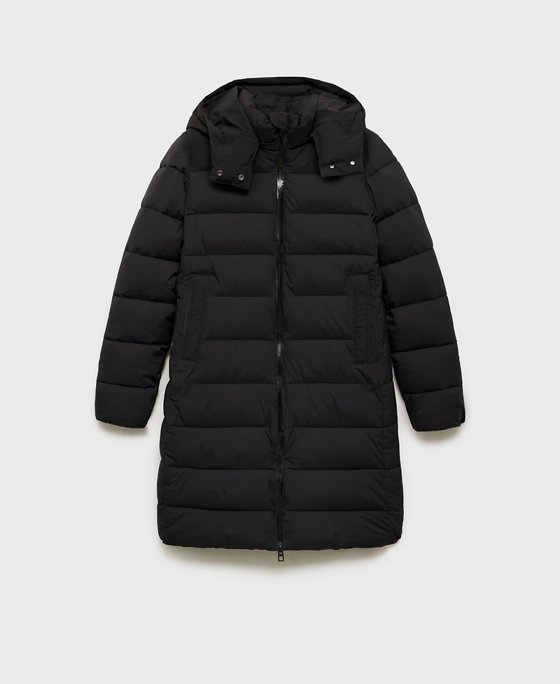 Mango Women's Water-Repellent Quilted Coat