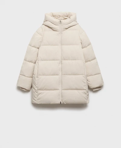 Mango Women's Hood Quilted Coat