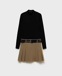Mango Women's Short Combined Dress