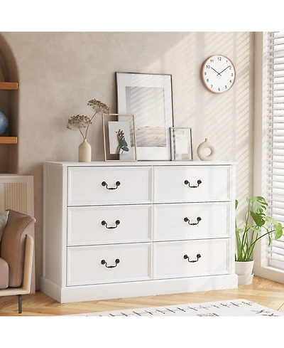gaomon Dresser for Bedroom with 6 Drawers