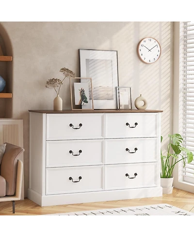 gaomon Dresser for Bedroom with 6 Drawers