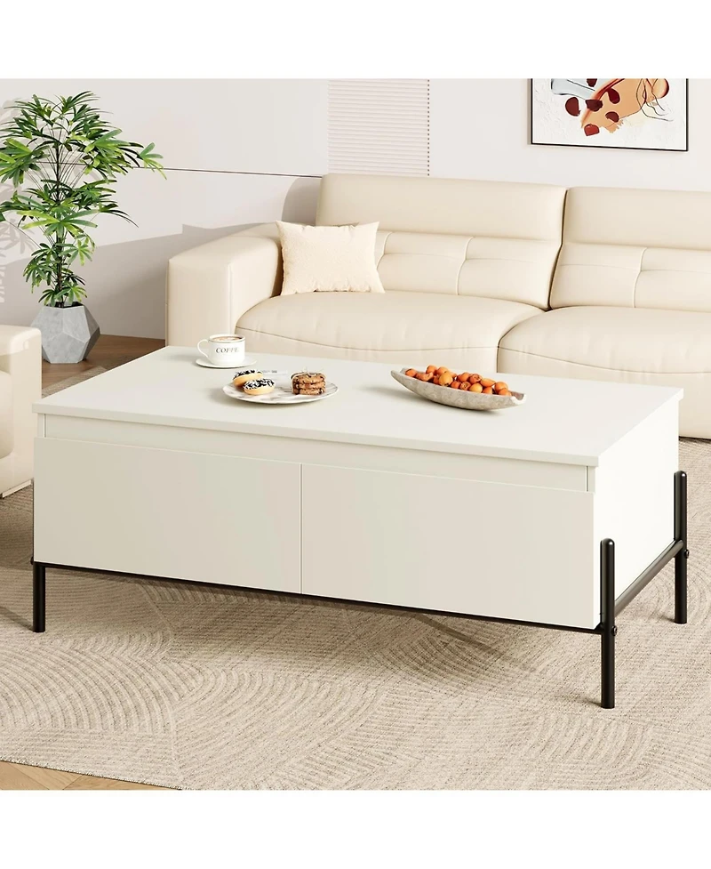 gaomon Coffee Table with Drawers