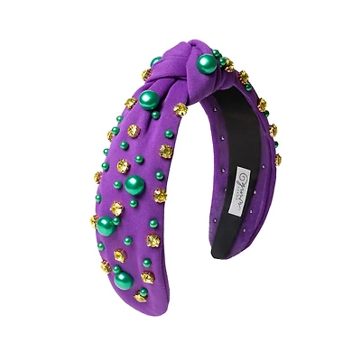 Child Girl's Mardi Gras Gemstone Headband