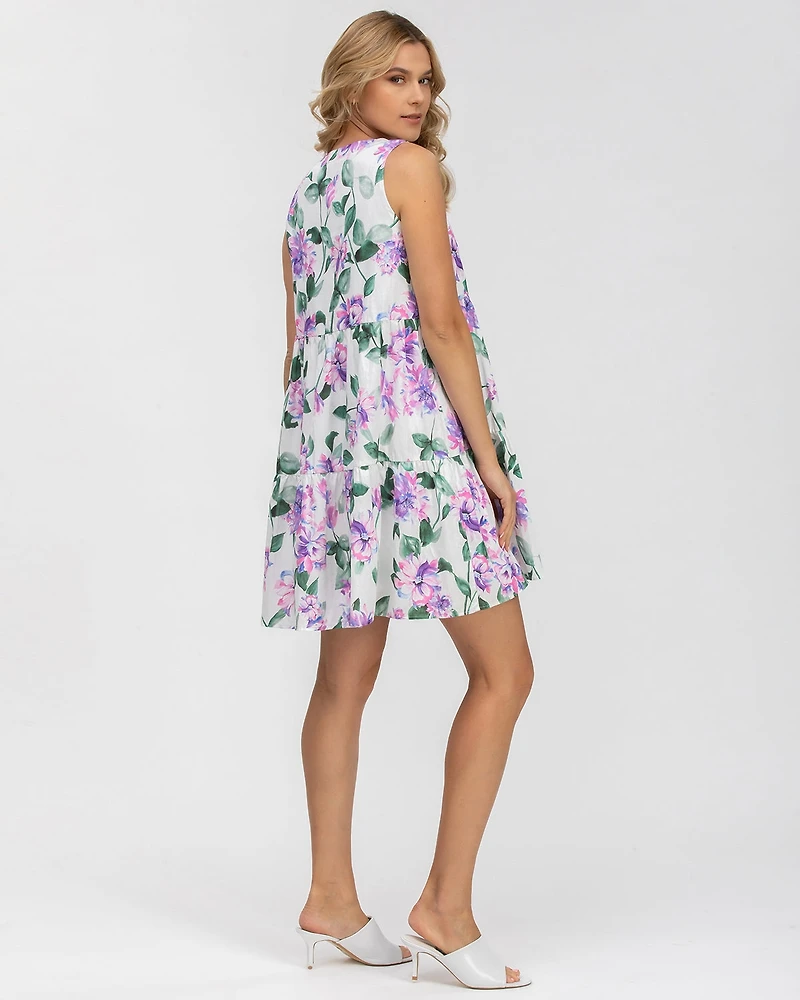 Pietro Brunelli Maternity Floral Printed Sleeveless Melody Dress