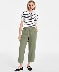 On 34th Women's Pull-On Utility Barrel Pants, Exclusively at Macy's