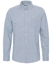 Barbour Men's Nelson Linen Tailored-Fit Solid Button-Down Shirt