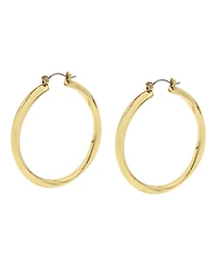 Steve Madden Woven Twist Large Hoop Earrings