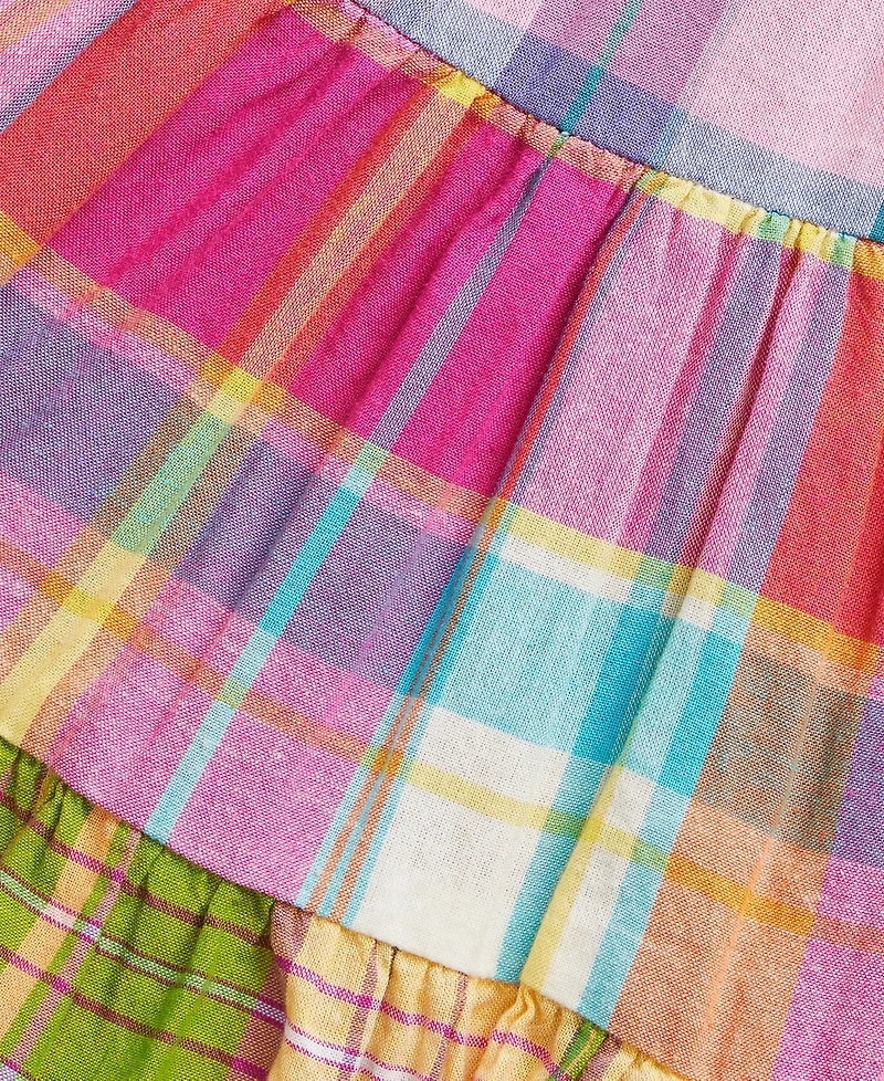 Polo Ralph Lauren Baby Girls Cotton Madras Smocked Dress