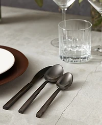 Fortessa Arezzo Brushed Black 5pc Place Setting