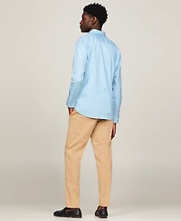 Tommy Hilfiger Men's Regular-Fit Stretch Poplin Button-Down Shirt