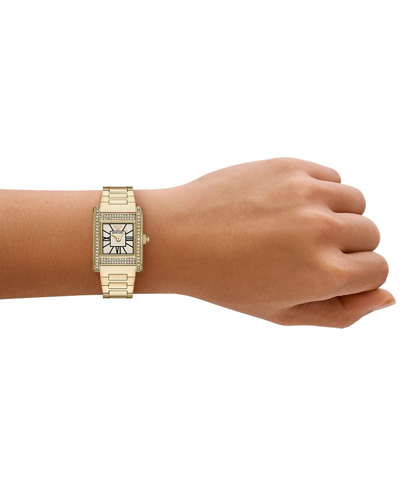 Emporio Armani Women's Gold-Tone Stainless Steel Bracelet Watch 20mm