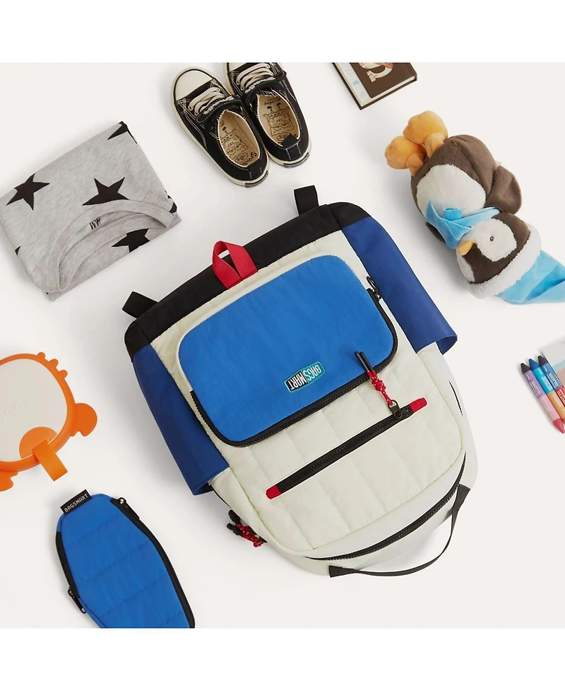 Bagsmart Walker 14L Featherlight Color Block Kids Backpack with Pencil Case