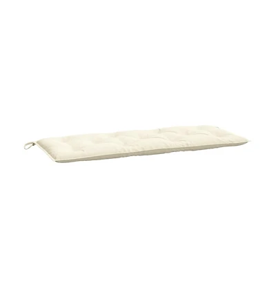 vidaXL Garden Bench Cushion Cream White 47.2"x19.7"x2.8" Oxford Fabric