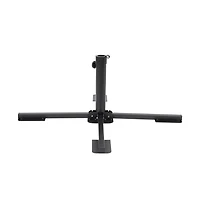 Parasol Base Foldable for 1.5"/1.9" Pole Glossy Black Steel