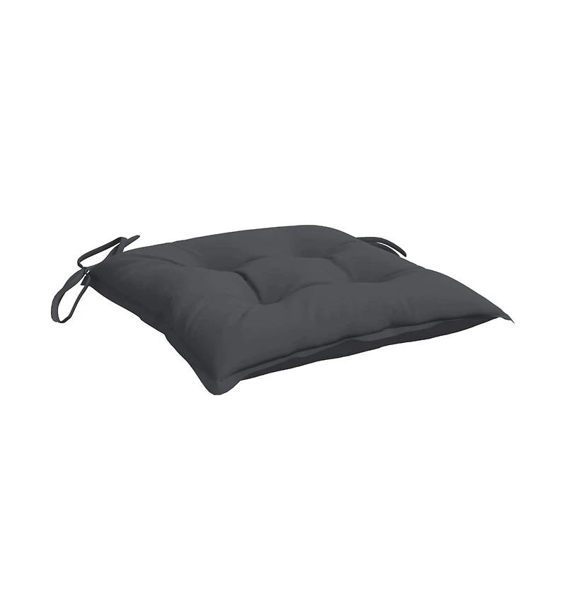 Chair Cushions 4 pcs Anthracite 15.7"x15.7"x2.8" Oxford Fabric