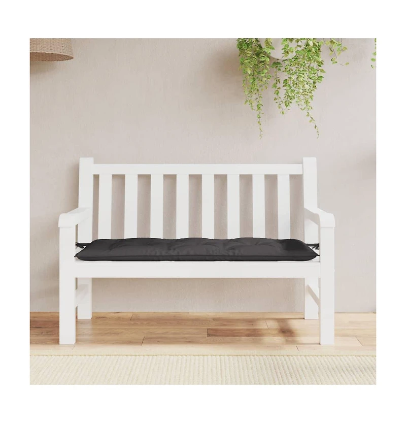 vidaXL Garden Bench Cushion Anthracite 47.2"x19.7"x2.8" Oxford Fabric