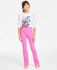 Epic Threads Little & Big Girls Rib Flare-Leg Leggings, Exclusively at Macy's