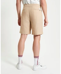 Ben Sherman Men's Linen Cotton Drawcord Short