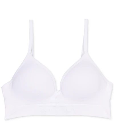 Calvin Klein Big Girls Seam-free Embossed Hybrid Bra