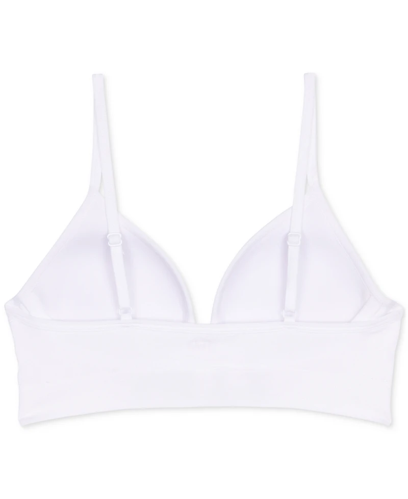 Calvin Klein Big Girls Seam-free Embossed Hybrid Bra