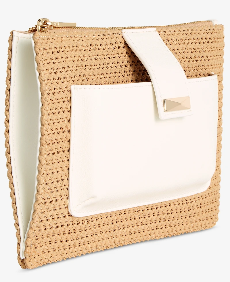I.n.c. International Concepts Franee Straw Pouch, Exclusively At Macy's