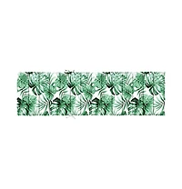 Sun Lounger Cushion Leaf Pattern Oxford Fabric