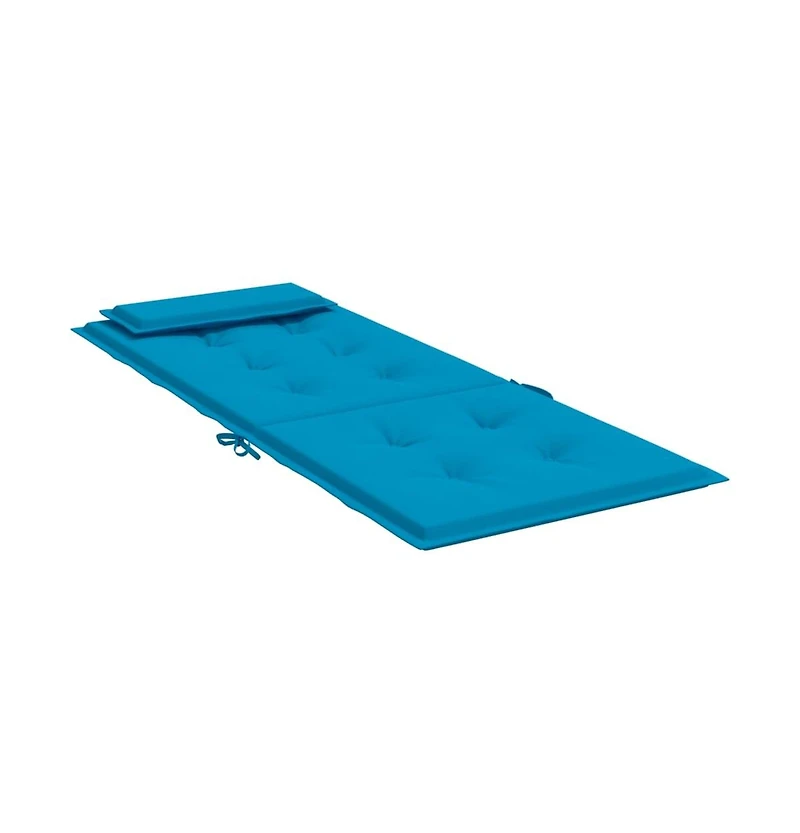 vidaXL Highback Chair Cushions pcs Light Blue Oxford Fabric