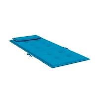 vidaXL Highback Chair Cushions pcs Light Blue Oxford Fabric