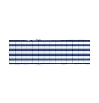 vidaXL Sun Lounger Cushion Blue&White Stripe Oxford Fabric