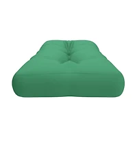 vidaXL Pallet Cushion Green 47.2"x15.7"x4.7" Fabric