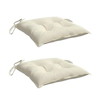 vidaXL Chair Cushions 2 pcs 15.7"x15.7"x2.8" Oxford Fabric