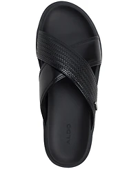 Aldo Men's Mario Leather Slip On Sandals
