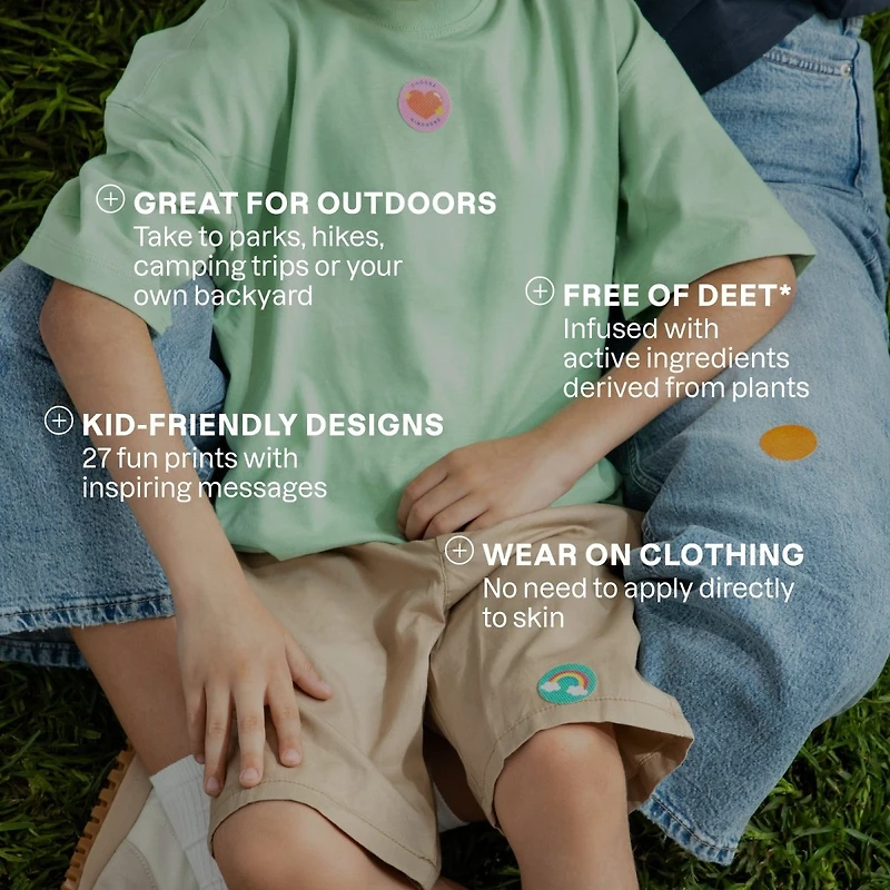 Mosquito Repellent Patches - Positive Vibes - 180 Count