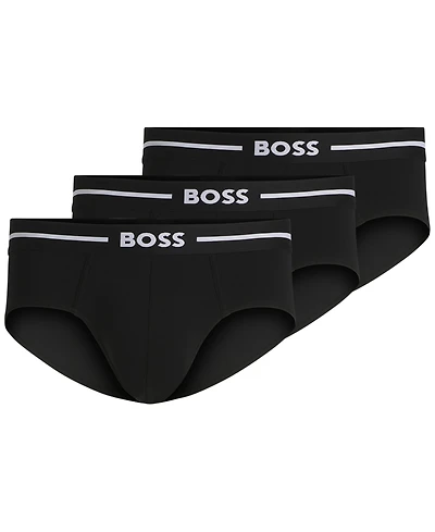 Boss by Hugo Men's 3pk. Bold Logo Hip Briefs