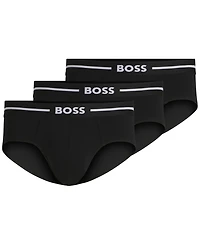 Boss by Hugo Men's 3pk. Bold Logo Hip Briefs